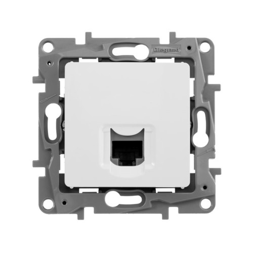 Компьютерная розетка RJ-45, белый, 672241 Legrand Etika