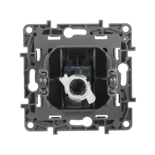 Компьютерная розетка RJ45, антрацит, 672641 Legrand Etika