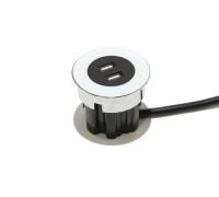 Врезная розетка USB, белый, Versadot USB ASA 060.30Y.00005
