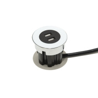 Врезная розетка USB, белый, Versadot USB ASA 060.30Y.00005