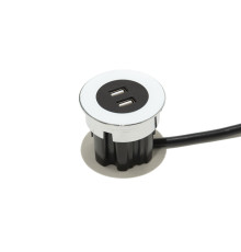 Врезная розетка USB, белый, Versadot USB ASA 060.30Y.00005