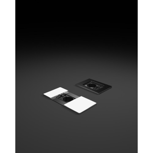 Розетка 220В с USB в столешницу, черный, Versapad ASA 060.08F.00002