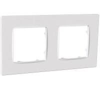 Рамка двойная NORDIC, белый, PLK1020032 Plank Electrotechnic