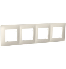 Рамка четвертная CLASSIC, слоновая кость, PLK1040131 Plank Electrotechnic