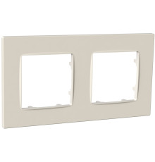 Рамка двойная NORDIC, слоновая кость, PLK1020132 Plank Electrotechnic