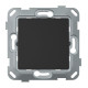 Выключатель одноклавишный, антрацит soft-touch, PLK0111241 Plank Electrotechnic