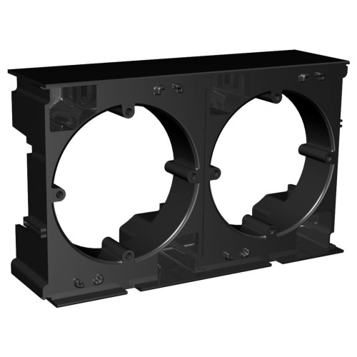 Расширитель для коробки накладного монтажа NORDIC, антрацит soft-touch, PLK7001112 Plank Electrotechnic