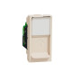 Розетка компьютерная RJ45, 5 UTP, бежевый, 1 модуль, Unica New Schneider NU341044