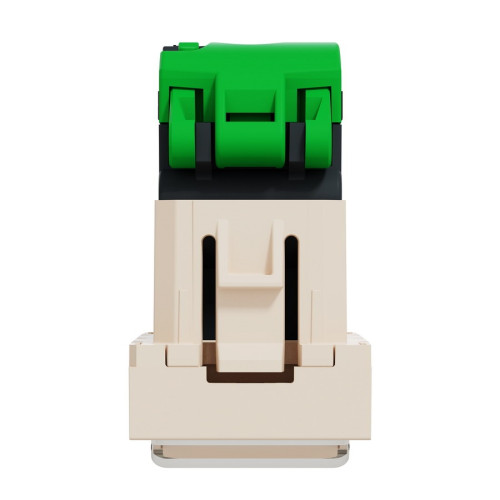 Розетка компьютерная RJ45, 5 UTP, бежевый, 1 модуль, Unica New Schneider NU341044