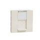 Розетка компьютерная RJ45, 5 UTP, бежевый, 2 модуля, Unica New Schneider NU341144