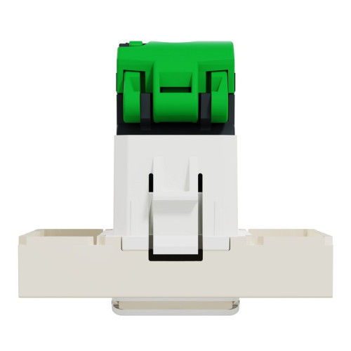 Розетка компьютерная RJ45, 5 UTP, бежевый, 2 модуля, Unica New Schneider NU341144