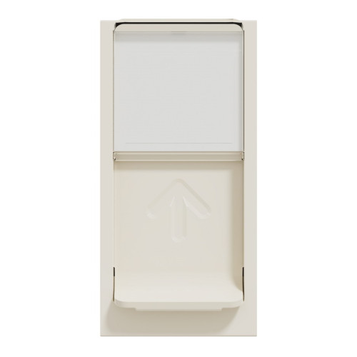 Розетка компьютерная RJ45, 6, UTP, бежевый, 1 модуль, Unica New Schneider NU341444