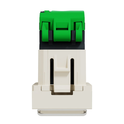 Розетка компьютерная RJ45, 6, UTP, бежевый, 1 модуль, Unica New Schneider NU341444