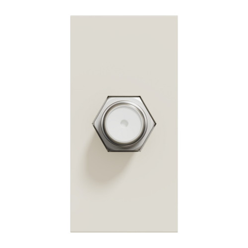 Розетка Coaxial F-type, бежевый, 1 модуль, Unica New Schneider NU346844