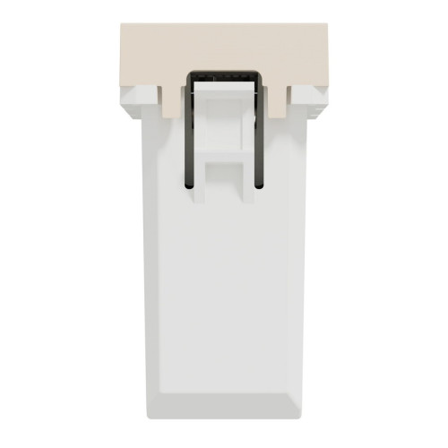 Розетка USB для зарядки, бежевый, 1 модуль, Unica New Schneider NU342844