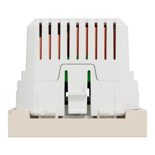 Розетка USB для зарядки, двойная, бежевый, 2 модуля, Unica New Schneider NU341844