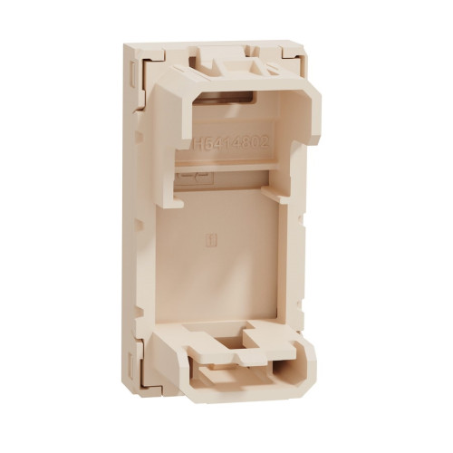 Центральная плата RJ45 Keystone / Systimax, бежевый, 1 модуль, Unica New Schneider NU946044
