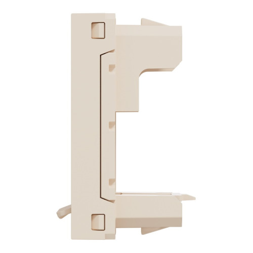 Центральная плата RJ45 Keystone / Systimax, бежевый, 1 модуль, Unica New Schneider NU946044