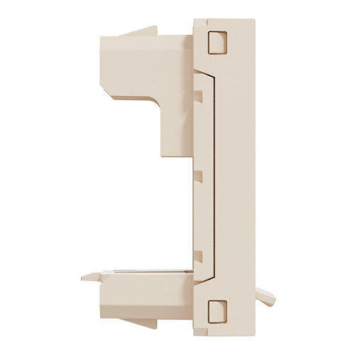 Центральная плата RJ45 Keystone / Systimax, бежевый, 1 модуль, Unica New Schneider NU946044