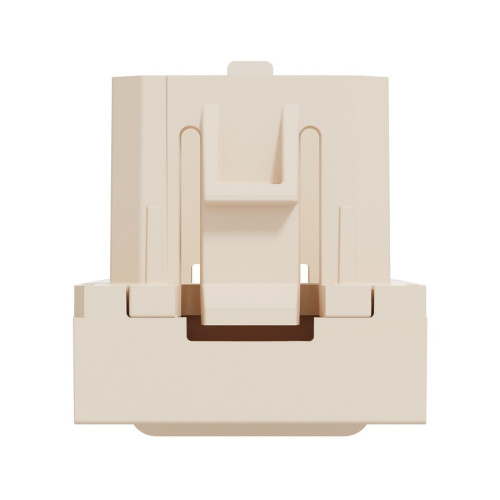 Центральная плата RJ45 Keystone / Systimax, бежевый, 1 модуль, Unica New Schneider NU946044