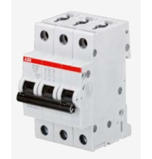 Автоматический выключатель 16А, 3 полюс, тип C, SZ203-C16 ABB 2CDS253025R0164