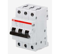 Автоматический выключатель 25А, 3 полюс, тип C, SZ203-C25 ABB 2CDS253025R0254