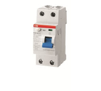 УЗО 25А, 30мА, 2 полюса, F202 AC-25/0,03 ABB 2CSF202001R1250