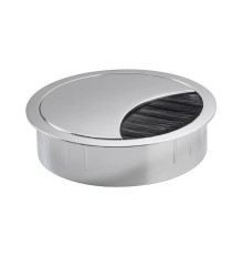 Кабельный вывод (громет), матовый алюминий, Round ASA 040.044.00005