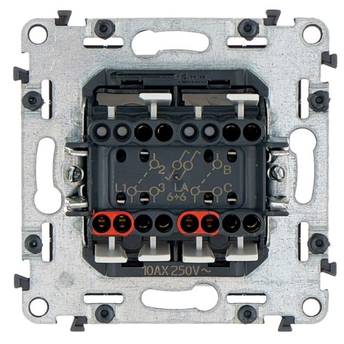 Выключатель проходной двухклавишный, Valena 752028 Legrand