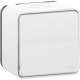 Выключатель влагозащищенный IP55 накладной, белый, Mureva Styl MUR39021 Schneider