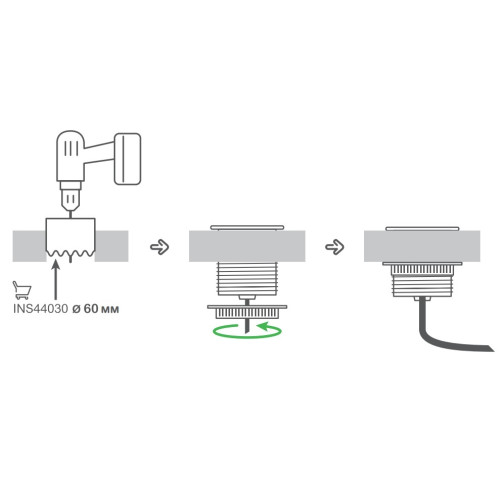 Беспроводная зарядка Qi, антрацит, INS44010 Schneider Electric