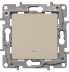 Выключатель 1-кл с подсветкой, слоновая кость, 672303 Legrand Etika