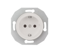 Розетка с заземлением, белый, Renova WDE011103 Schneider