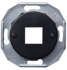 Корпус компьютерной розетки, черный, Renova WDE011702 Schneider