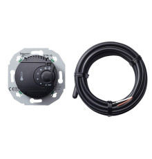 Терморегулятор для теплого пола, черный, Renova WDE011625 Schneider