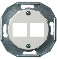 Корпус двойной компьютерной розетки, белый, Renova WDE011701 Schneider