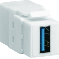 Разъем USB 3.0 типа KeyStone, VZ30US Hager