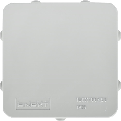Монтажная коробка 100х100х50, IP55. e.db.pro.100.100.50u Enext p016103