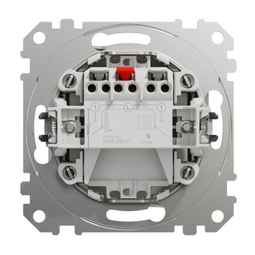 Выключатель 2 клавишный, белый, Sedna Design SDD111105