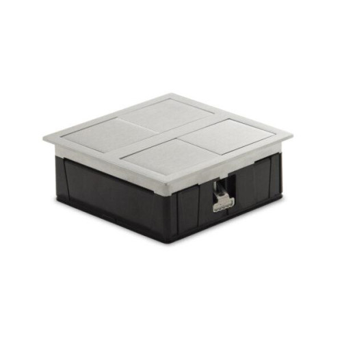 Врезная розетка в стол 220В + USB, нержавеющая сталь, Versahit ASA 060.15F.00009
