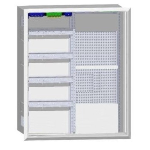 Щит на 48мод. + Multimedia, внутренний, 657x565x112мм Univers IP30/II QC Hager FWU42K1