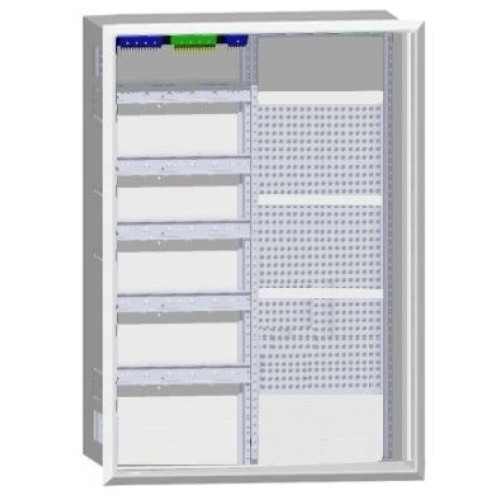 Щит на 60мод. + Multimedia, внутренний, 807x565x112мм Univers IP30/II QC Hager FWU52K1