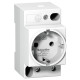 Розетка щитовая на din-рейку 16A 250В, iPC A9A15310 Schneider Electric