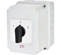 Переключатель 1-0-2 в корпусе, 40 А 3 фазы, IP65, CS 40 53 PN2 ETI 4773199