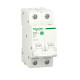 Автоматический выключатель 50А, 2 полюса, уставка В, Resi9 R9F02250 Schneider Electric