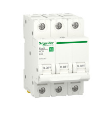 Автоматический выключатель 63А, 3 полюса, уставка В, Resi9 R9F02363 Schneider Electric