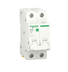 Автомат 20А, 2 полюса, уставка С, Resi9 R9F12220 Schneider Electric