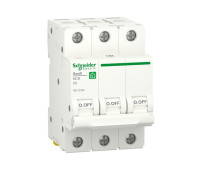 Автомат 6А, 3 полюса, уставка С, Resi9 R9F12306 Schneider Electric