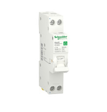 Одномодульный дифавтомат 10А, 30 мА, уставка С, тип А, Resi9 R9D88610 Schneider Electric