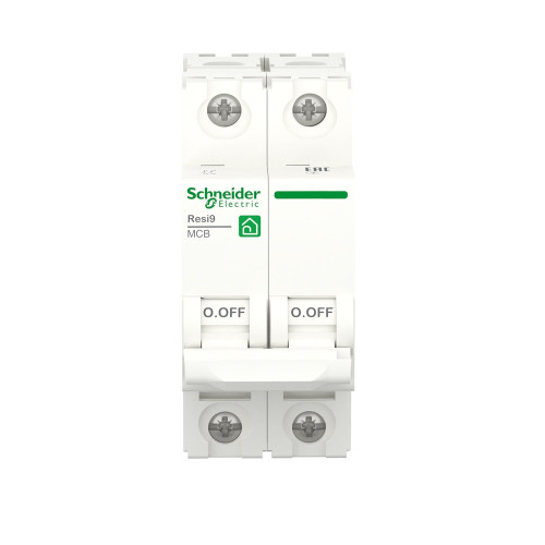 Автомат 16А, 2 полюса, уставка С, Resi9 R9F12216 Schneider Electric
